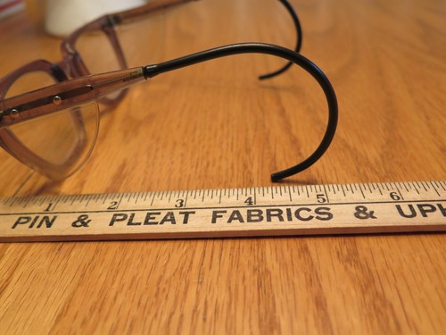 Vintage NORTON Z87 Side Shield Glass Lenses Safety Glasses Brownish Frames USA - Picture 16 of 17