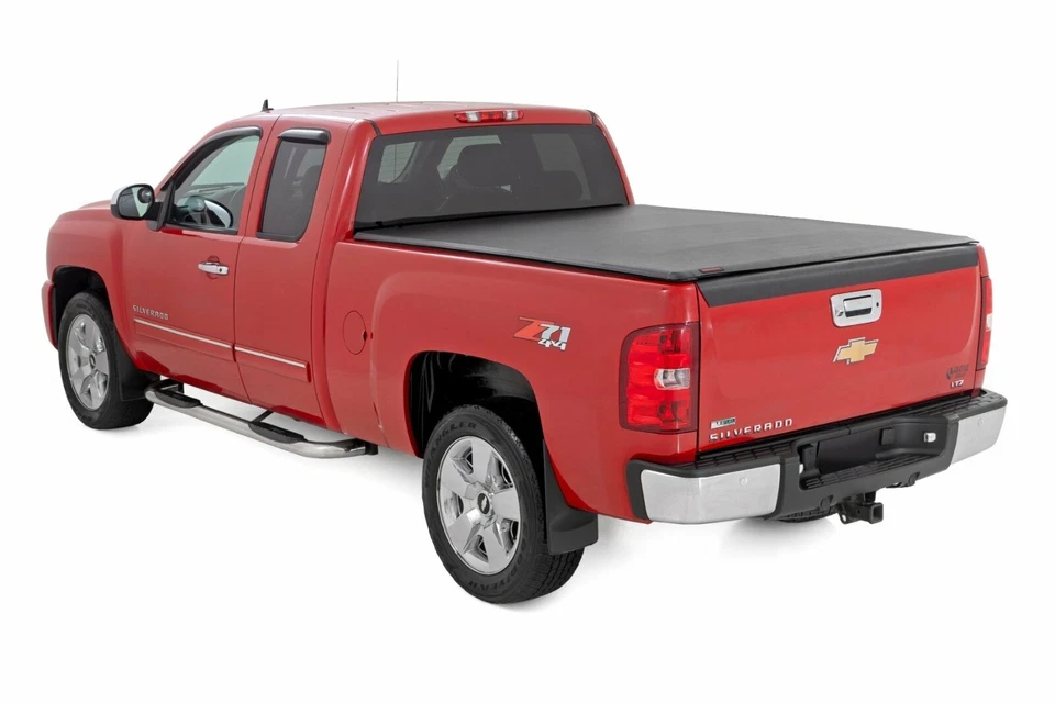 Rough Country Soft Roll Up Bed Cover 6'7" Bed Chevy/GMC 1500/2500HD/3500HD 07-13 - Image 3 of 4