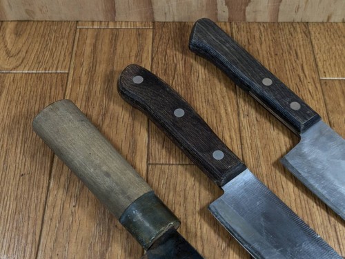 Japanese Chef's Kitchen Knife Set 3 Piece SANTOKU NAKIRI from Japan BB890 - Imagen 4 de 14