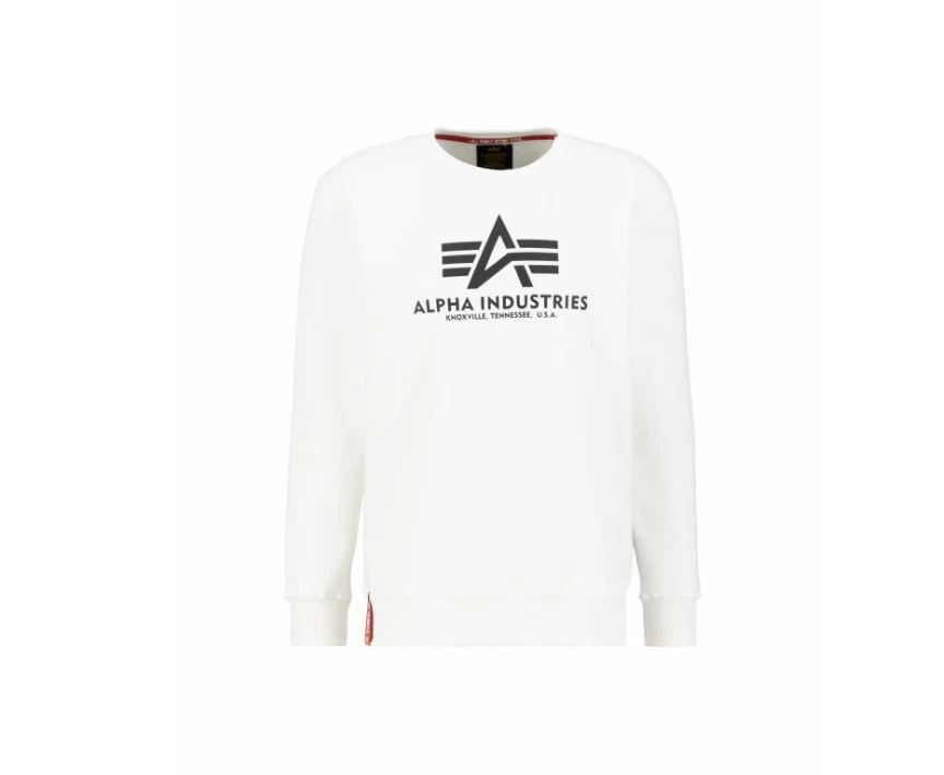 Alpha Industries Basic Sweater | New 178302/09 eBay White