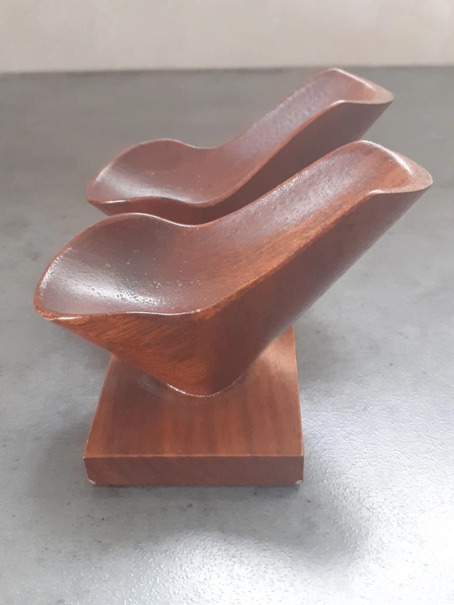 Support Pour Pipe En Bois Massif – Design Vintage – Décoratif Et Fonctionnel