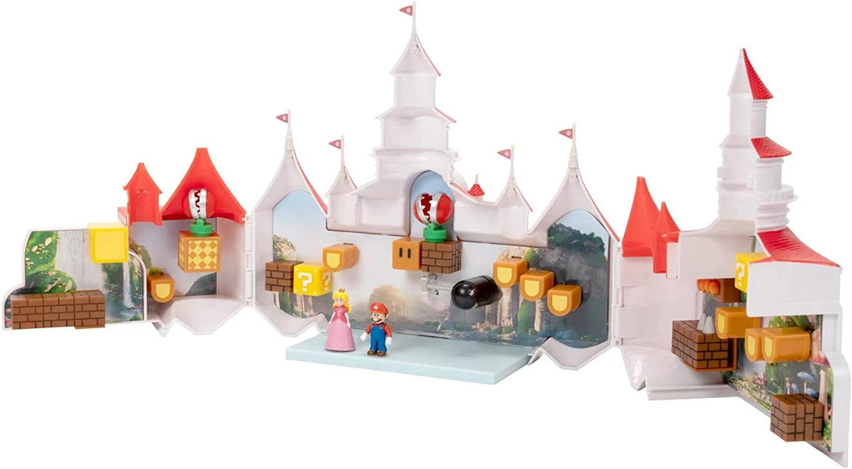 Mario mushroom castle best sale playset