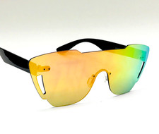 Oversized Fashion Square Mirror Designer Rimless Frame Women Men New Sunglasses