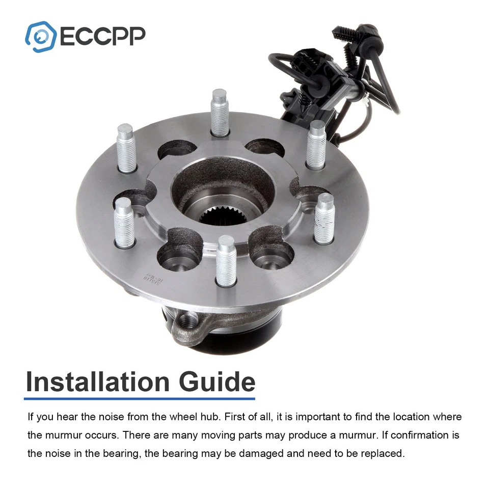 Cojinete de cubo de rueda delantero izquierdo 4x4 1 pieza para Chevy Colorado GMC Canyon 2004-2008 Foto 4 de 4