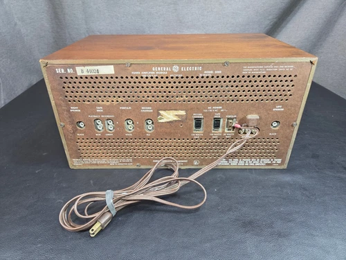 Vintage General Electric Radio Tuner Model 5000 Works VIDEO DEMO! 🎥📺✅ - Picture 12 of 18