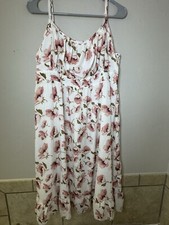 NWT Grace Karin Women  s Spaghetti Strap Floral Boho Flowers Midi Summer Dress