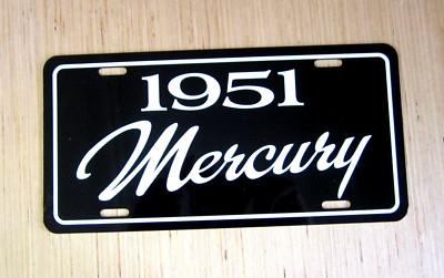 1951 Mercury Eight license plate car tag  51 Monterey Hot Rod Chopped Lead Sled