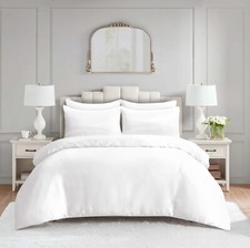 6 Pcs Satin Complete Bedding Set Silky Duvet Cover, Fitted sheet & Pillow Cases