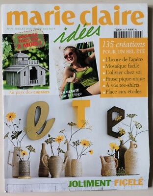Zeitschrift Marie Claire idées, Ausgabe 79, Juli 2010 (juillet 2010), frz.
