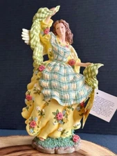 Vintage 1996 Pipka Earth Angels #13800 Cottage Angel Garden Ltd Ed 27/5400