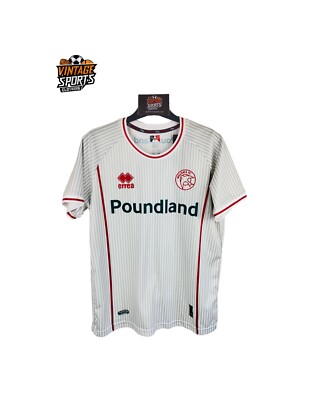 Walsall FC Football Away Shirt 2022-2023 (XS) Errea Jersey