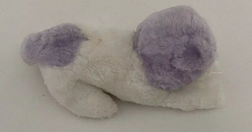 7” Kitty Kitten Plush Purple White Cat Stuffed Animal Soft Toy - Picture 4 of 6