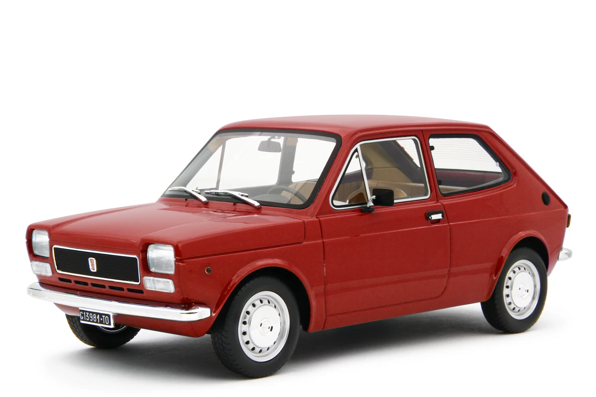 Laudoracing-Models 1/18 Fiat 131 Abarth Stradale 1976 - Jaune - Résine Prototype