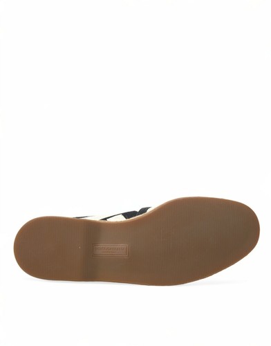 Dolce & Gabbana Chic Gestreift Leinen Herren Espadrille Authentisch - Bild 6 von 6