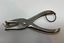 Vintage McGill Co Gem Single Round Manual Hole Punch Made in USA