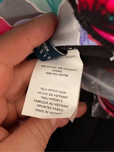 Nuevo con etiquetas Traje de baño Jantzen Halter Control de barriga de una pieza para mujer talla 12 Flora tropical Foto 4 de 4