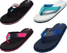 Norty Women's Platform Cushioned Footbed Flip Flop Thong Sandal Run 1 Size Small