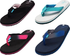 Norty Women's Platform Soft Cushioned Footbed Flip Flop Thong Sandal