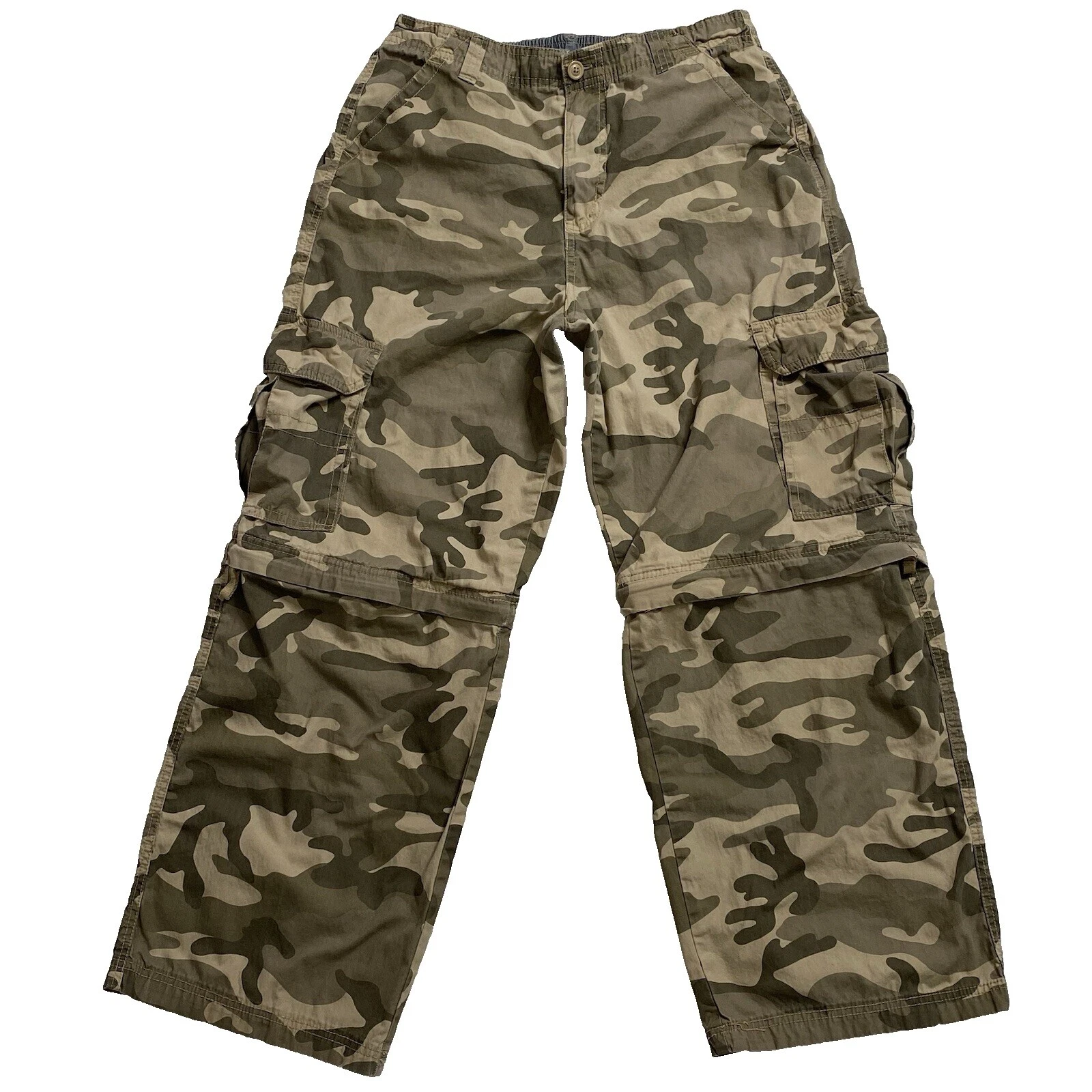 Faded Glory Marrón 100% Pantalones de Algodón para Niños