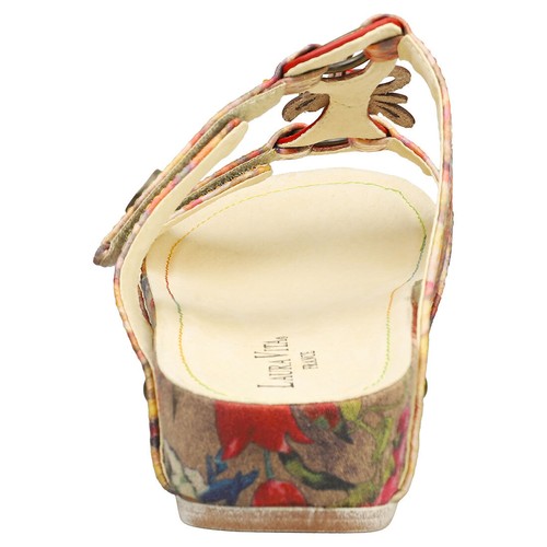Laura Vita Brcyano Womens Walking Sandals in Beige - Picture 4 of 8