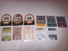 RARITÄT!!! Bier-Etiketten Kleinbrauerei Bergt Chemnitz, Satz von 6