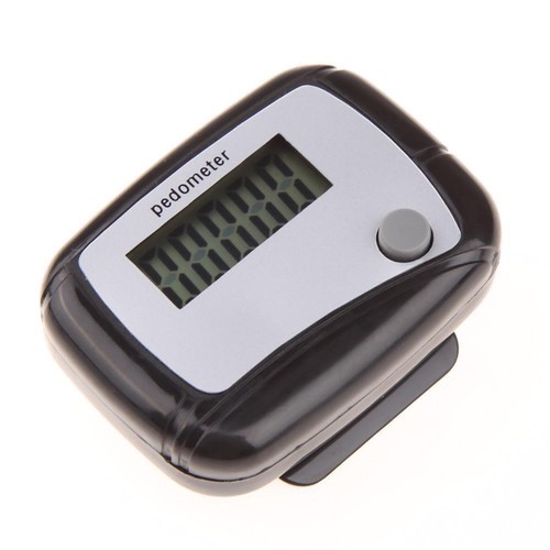 LCD Digital Step Pedometer Walking Calorie Counter Distance Clip Belt New K4J6 - Bild 2 von 24