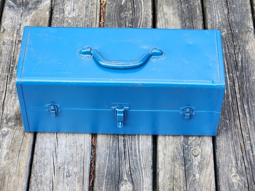 Fishing Tackle Toolbox Kennedy Kits T-18 Vintage 18x8x7 Two Trays 10 Lbs USA Vtg - Picture 10 of 24