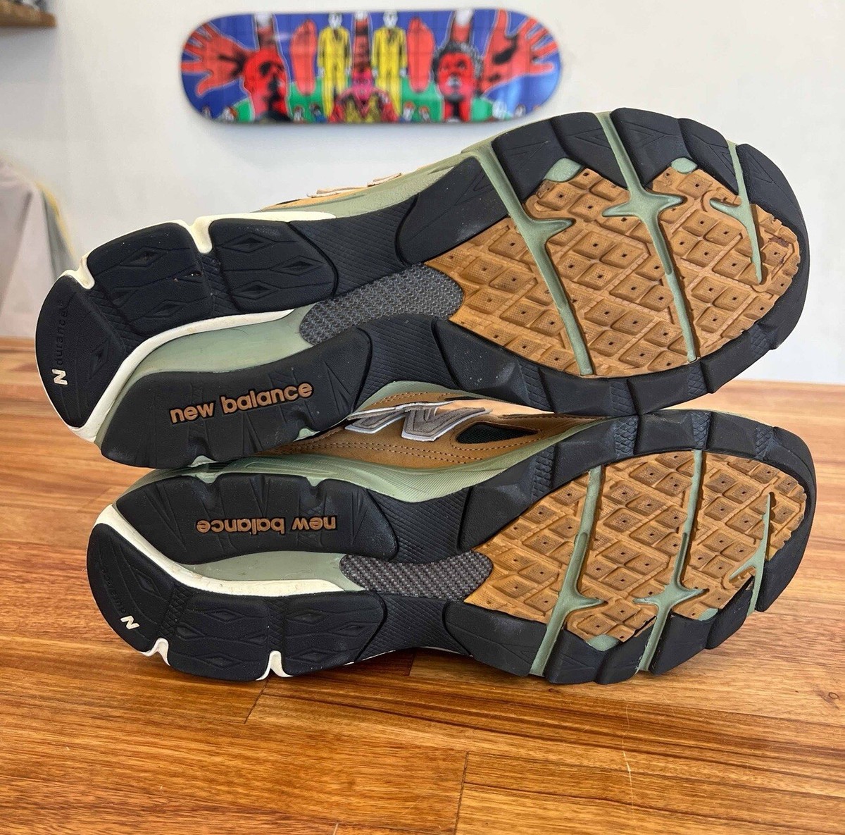 New Balance Teddy Santis x 990v3 Made in USA Tan Green Size New Balance Teddy Santis x 990v3 Made in USA Tan Green Size