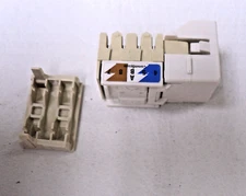 Commscope UNJ600-262 Uniprise Cat6 M-Series Jack, White Phone/Data