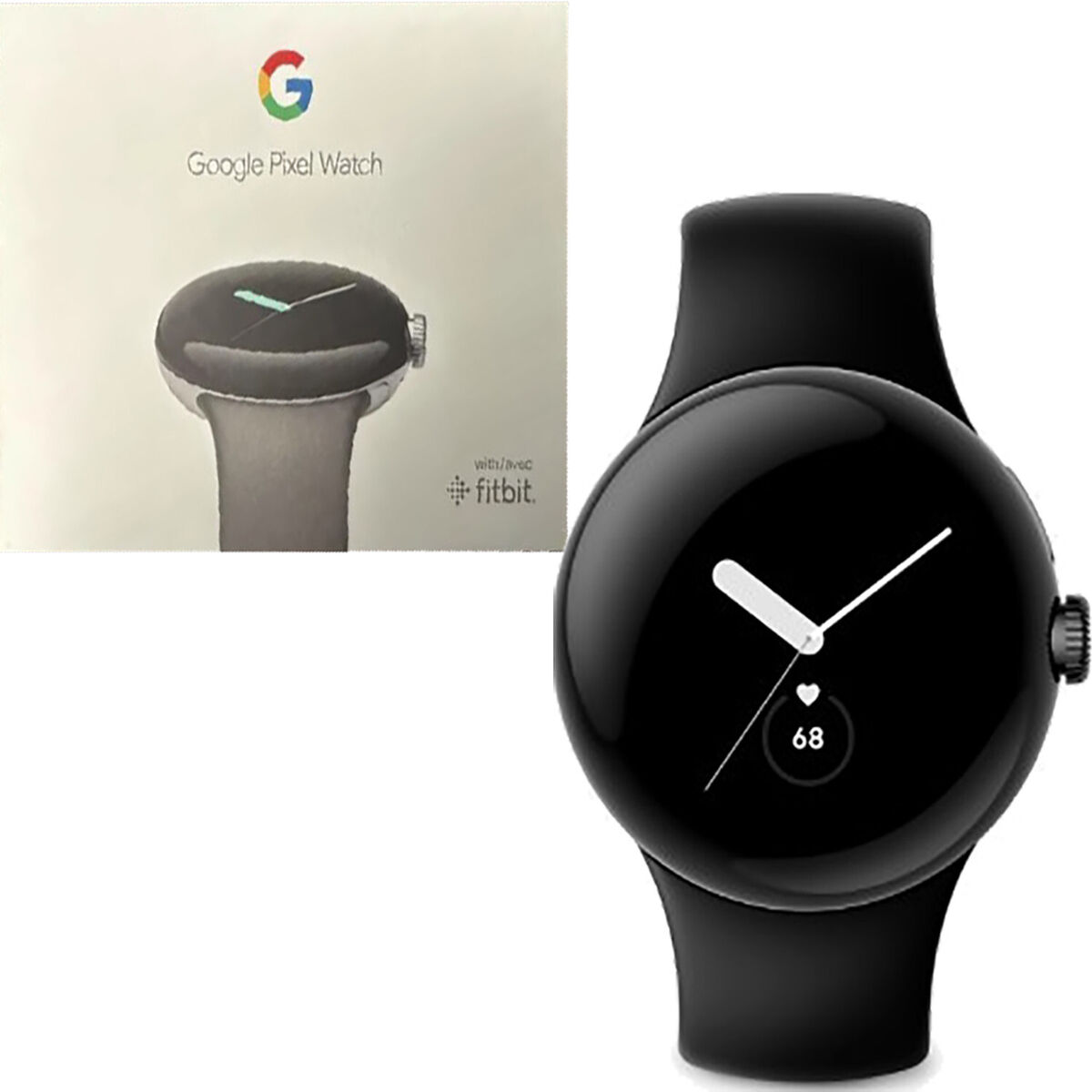 Google Pixel Watch Matte Black case/Obsidian Active 32GB +2GB WIFI