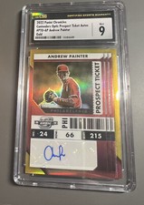 2022 Panini Chronicles Contenders GOLD PRIZM OPTIC AUTO Andrew Painter 5/10 CSG