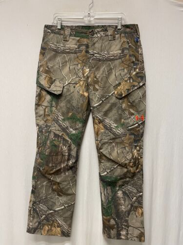 Under Armor Storm Mens Hunting Pants Size 34 x 32 Realtree Camo - Picture 2 of 9