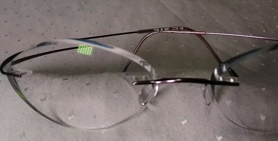 Marco de gafas SILHOUETTE 7799/6102 sin montura 48□19 150 plateado Foto 2 de 4