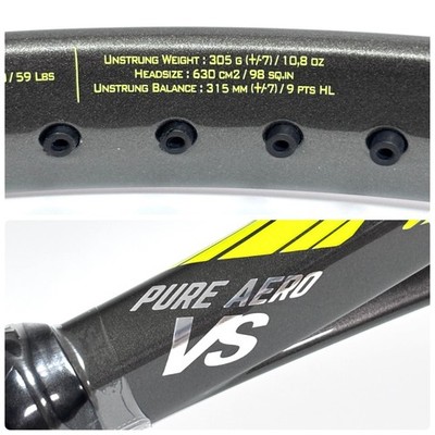 New] Babolat Pure Aero VS 2020 G3 4 3/8 Alcaraz Tennis Racket