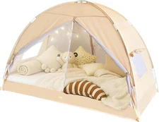 Bed Canopy for Kids/Adults,Mosquito Net & Privacy Tent 2-In-1 Bed Tent,Air Venti