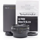 Voigtlander Ultron 40mm F2 Aspherical SL II N for Nikon Ai-S [Near Mint] #7609LJ