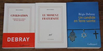 REGIS DEBRAY - SET MIT 3 BÜCHERN - ZIVILISATION - NRF GALLIMARD - 2008 bis 2017 - SEHR GUTER ZUSTAND