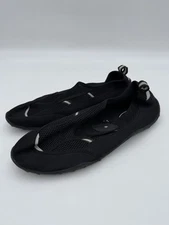 Sand N Sun Black Water shoes, size L 11-12 NWOT