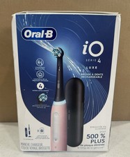Oral-B iO Series 4 Luxe Electric Toothbrush Pink - New Open Box- Travel Case