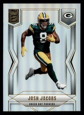 2025 Donruss Elite #24 Josh Jacobs Sharp Corners, Clean Surface