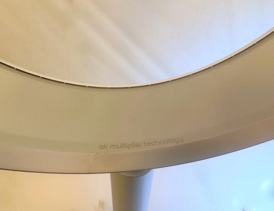 Dyson AM08 Air Multiplier Pedestal Bladeless Fan White/Silver * QUIET MARK AWARD - Image 4 of 4