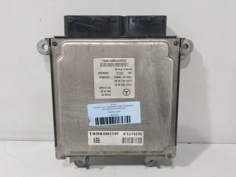 A6519000601 CENTRALINA MOTORE / 6605020 PER MERCEDES-BENZ SPRINTER 3,5-T AUTOBUS - Immagine 2 di 4