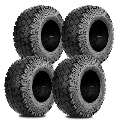Set Four 215/40-12 Golf Cart Tires 4 ply All Terrain Low Profile Tire Tubeless