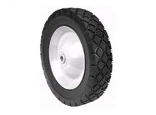 10x1.75 Steel Wheel for Snapper 21" Mowers, Diamond Tread, Painted Gray