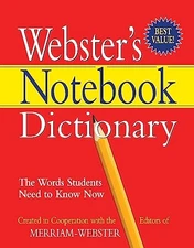 Webster's Notebook Dictionary