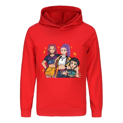 Kpop Witch Hunt6-13 year old girls' hoodie made of pure cotton hooded sweatshirt - Picture 21 of 26