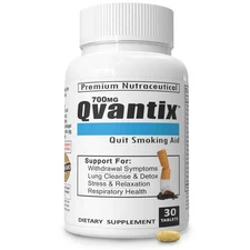 (1) Qvantix - Quit Smoking Lung Detox Cleanse - Withdrawal, Respiratory Health