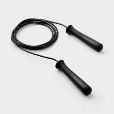 2" Weighted Jump Rope - Black - All In Motion: Polypropylene, TPR, TPU