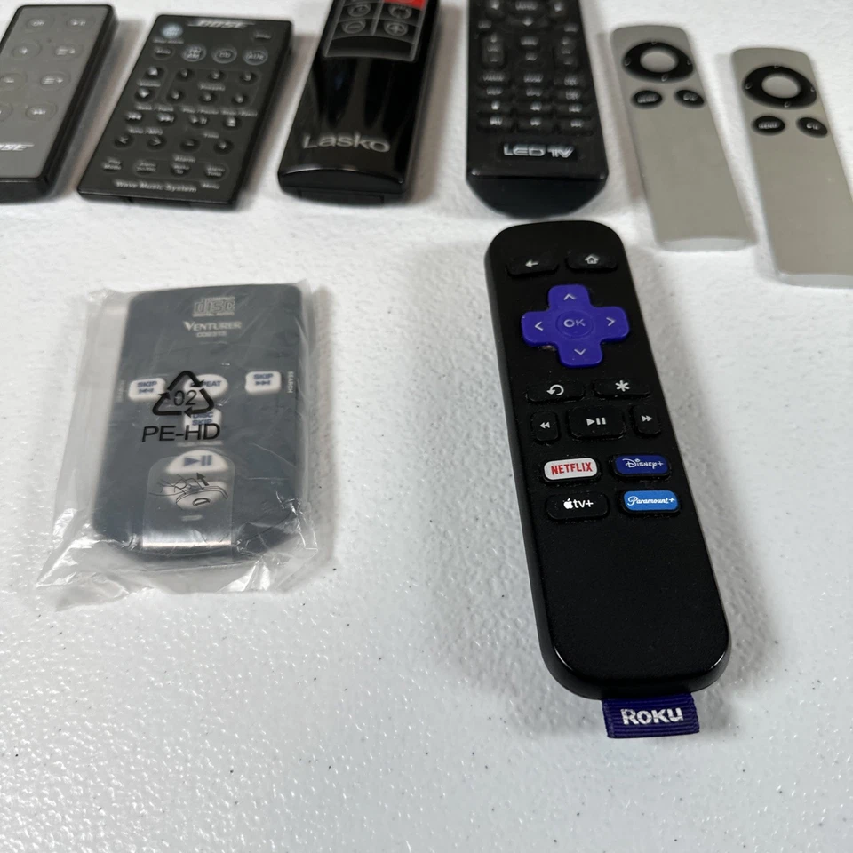 Lot of 15 Mixed TV/Fan Remotes Harmony Roku Xstream Bose Lasko (As-Is Untested) - Image 2 of 4