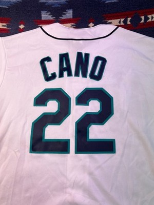 Vtg Robinson Cano #22 Seattle Mariners Jersey Mens XL Stitched